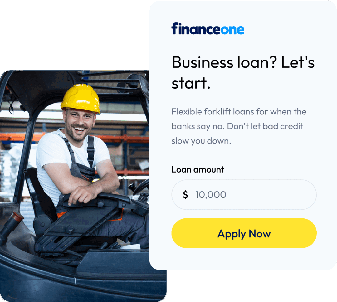 Finance One Forklift Loan