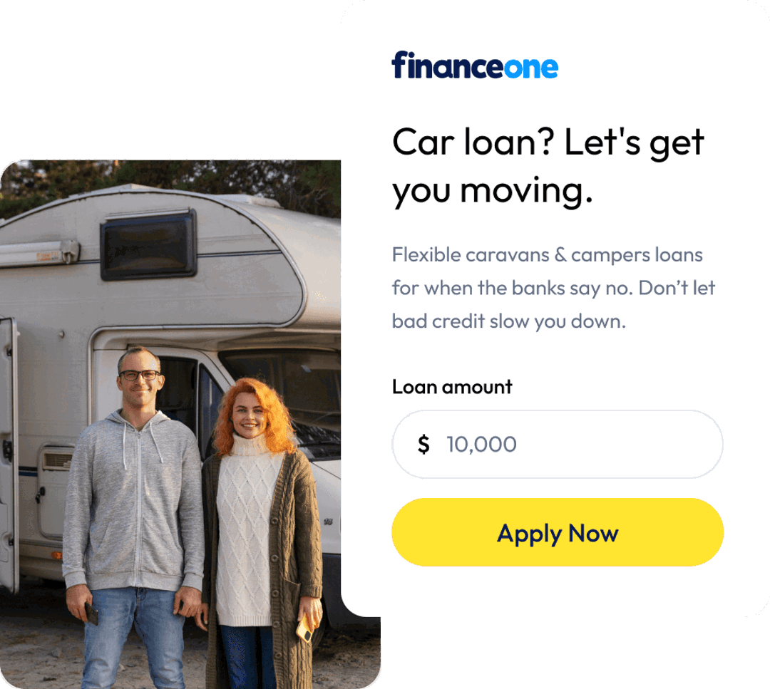 Finance One Caravans & Campers Loan