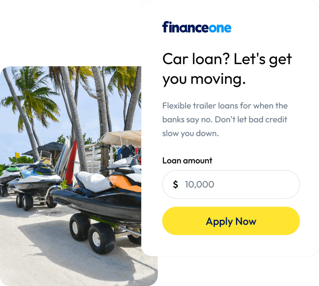 Finance One Trailer Loan