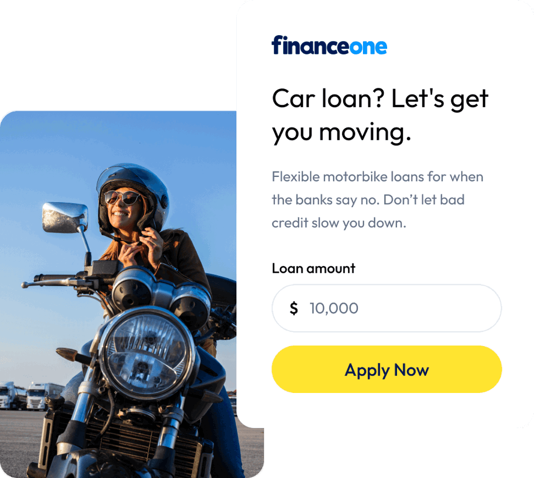 Finance One Motorbike Loan