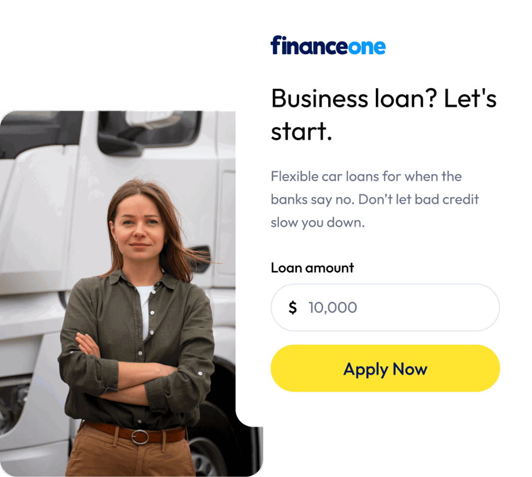 Business Car Loans with Bad Credit
