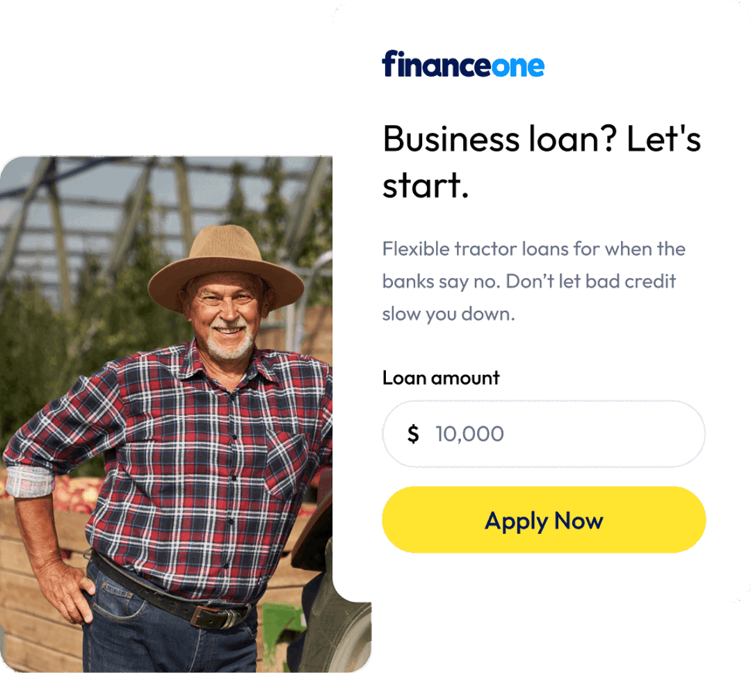 Finance One Commercial Tractor Loan