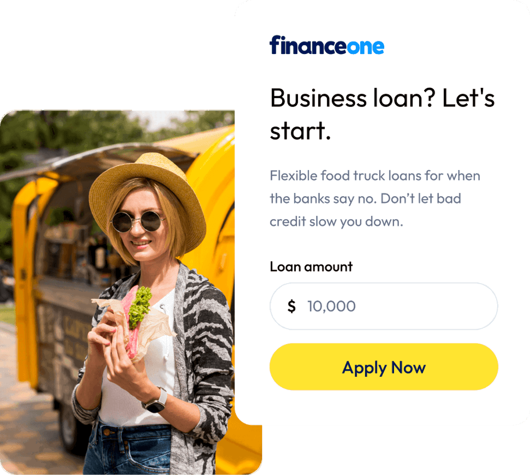 Finance One Food Truck Loan
